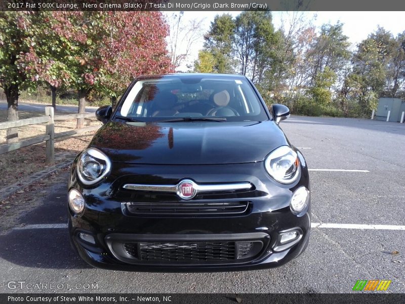 Nero Cinema (Black) / Testa Di Moro/Grigio (Dark Brown/Gray) 2017 Fiat 500X Lounge