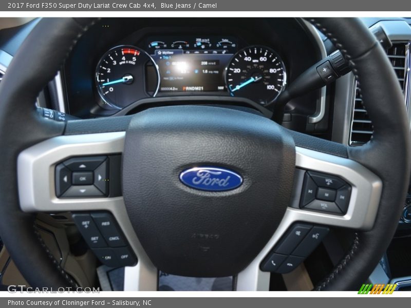  2017 F350 Super Duty Lariat Crew Cab 4x4 Steering Wheel