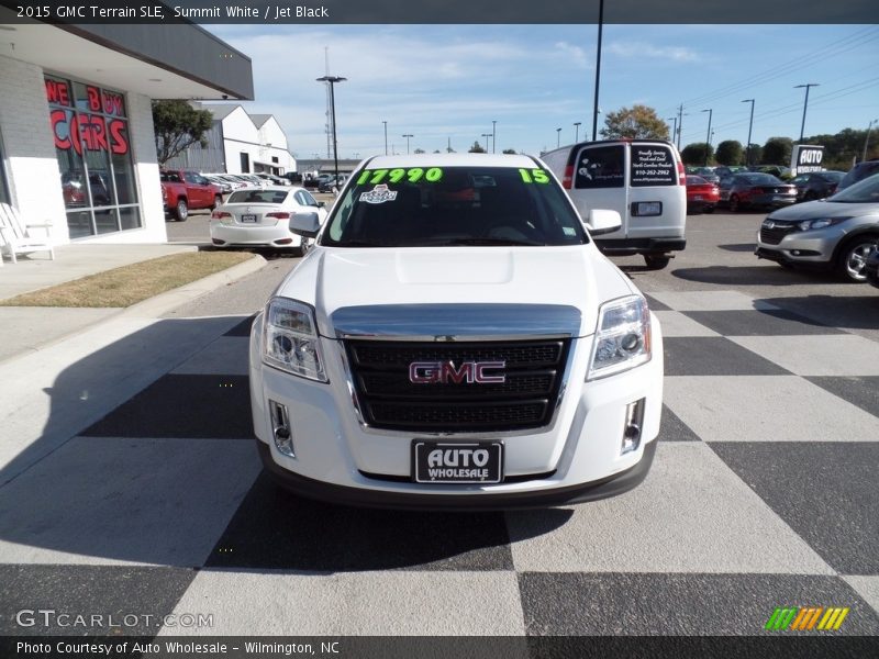 Summit White / Jet Black 2015 GMC Terrain SLE