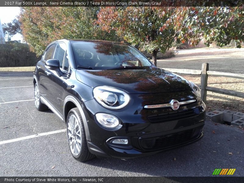 Nero Cinema (Black) / Testa Di Moro/Grigio (Dark Brown/Gray) 2017 Fiat 500X Lounge