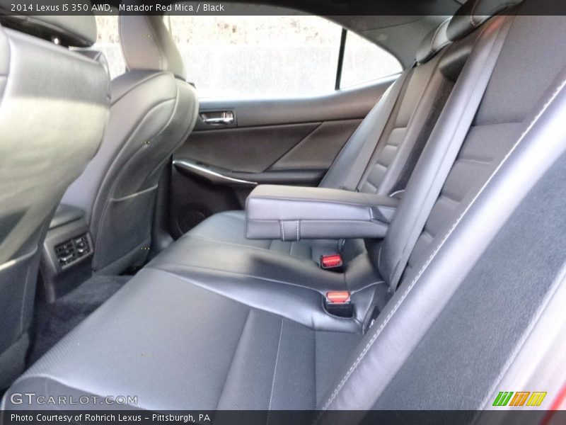 Matador Red Mica / Black 2014 Lexus IS 350 AWD
