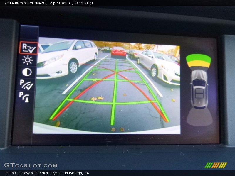 Alpine White / Sand Beige 2014 BMW X3 xDrive28i