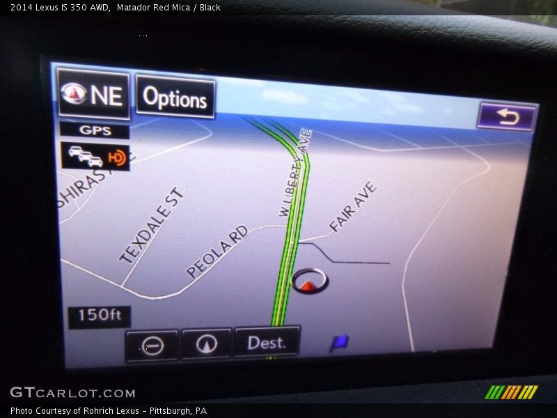 Matador Red Mica / Black 2014 Lexus IS 350 AWD