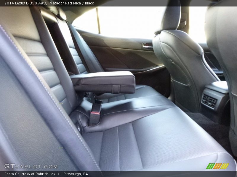 Matador Red Mica / Black 2014 Lexus IS 350 AWD