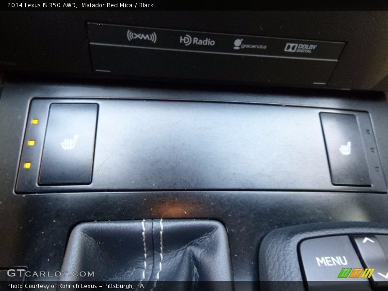 Matador Red Mica / Black 2014 Lexus IS 350 AWD
