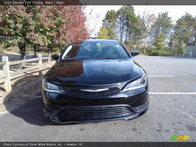 Black / Black 2017 Chrysler 200 Touring