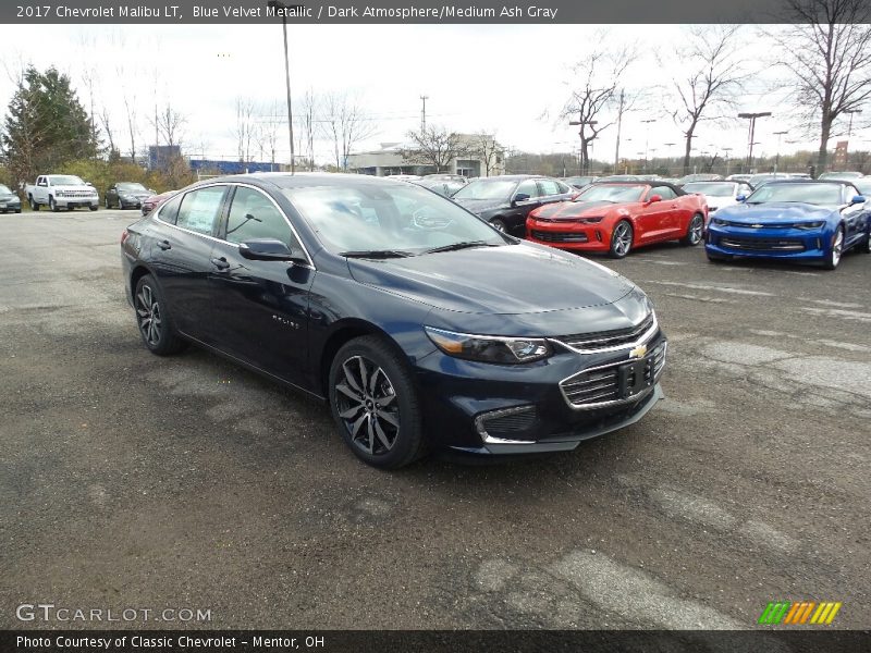 Blue Velvet Metallic / Dark Atmosphere/Medium Ash Gray 2017 Chevrolet Malibu LT