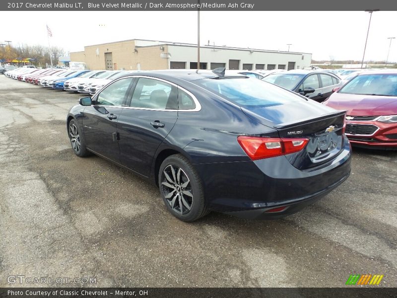 Blue Velvet Metallic / Dark Atmosphere/Medium Ash Gray 2017 Chevrolet Malibu LT