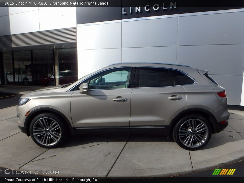 Silver Sand Metallic / White Sands 2015 Lincoln MKC AWD