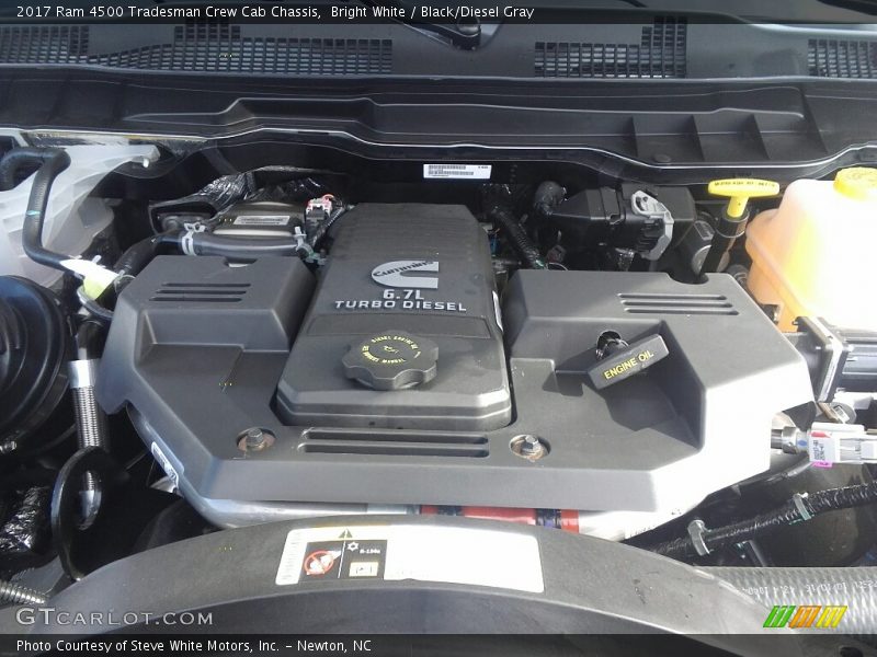  2017 4500 Tradesman Crew Cab Chassis Engine - 6.7 Liter OHV 24-Valve Cummins Turbo-Diesel Inline 6 Cylinder