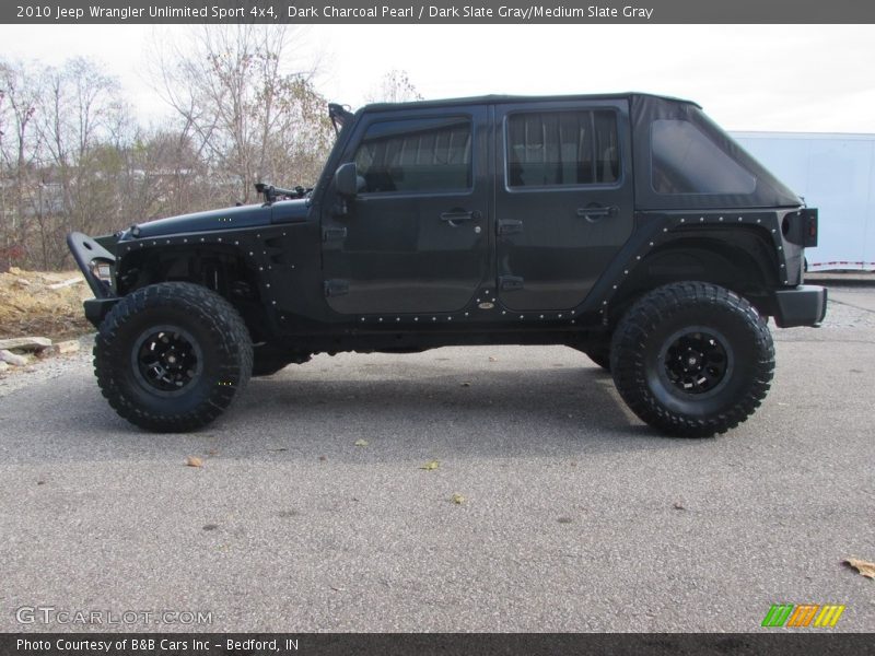 Dark Charcoal Pearl / Dark Slate Gray/Medium Slate Gray 2010 Jeep Wrangler Unlimited Sport 4x4