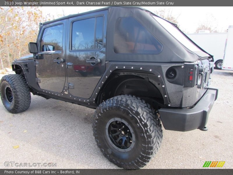 Dark Charcoal Pearl / Dark Slate Gray/Medium Slate Gray 2010 Jeep Wrangler Unlimited Sport 4x4