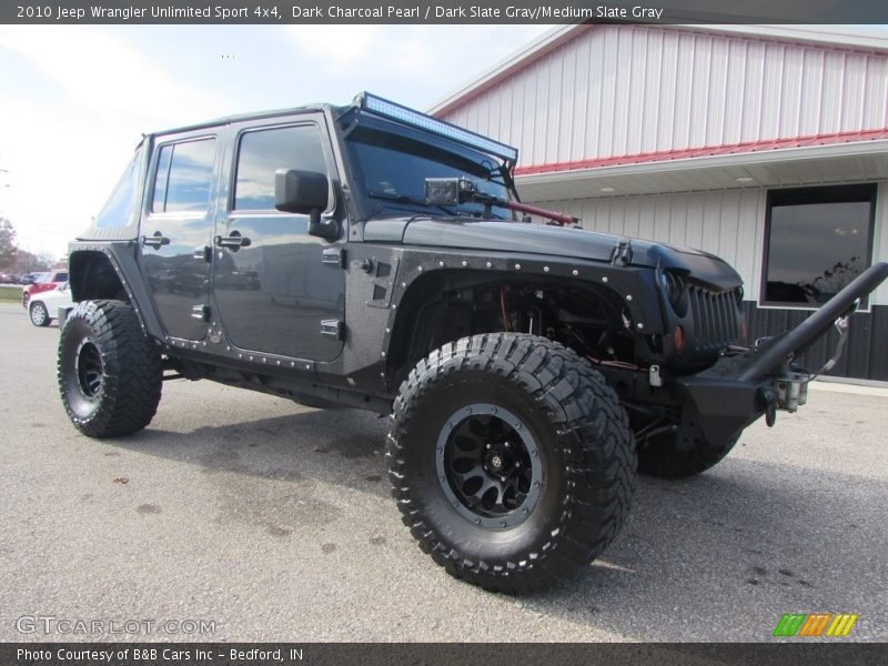 Dark Charcoal Pearl / Dark Slate Gray/Medium Slate Gray 2010 Jeep Wrangler Unlimited Sport 4x4