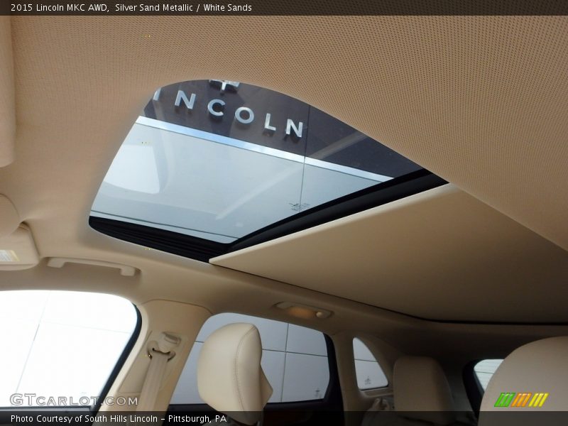 Silver Sand Metallic / White Sands 2015 Lincoln MKC AWD