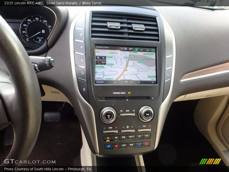 Silver Sand Metallic / White Sands 2015 Lincoln MKC AWD