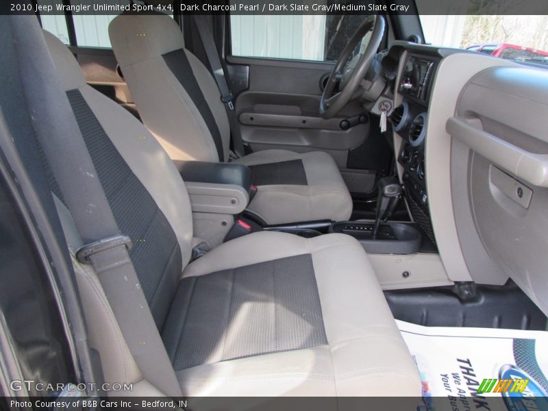 Dark Charcoal Pearl / Dark Slate Gray/Medium Slate Gray 2010 Jeep Wrangler Unlimited Sport 4x4