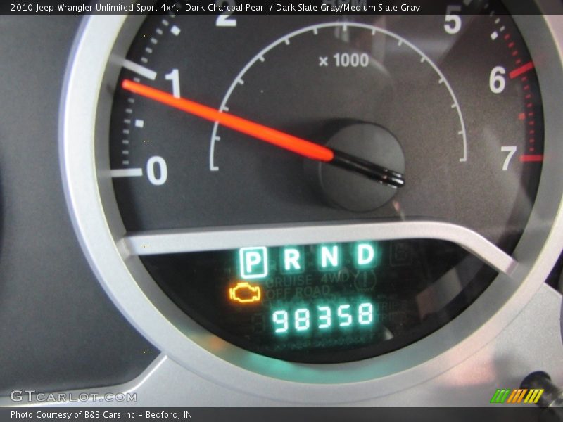 Dark Charcoal Pearl / Dark Slate Gray/Medium Slate Gray 2010 Jeep Wrangler Unlimited Sport 4x4