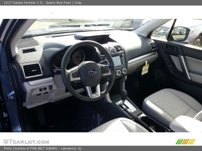 Quartz Blue Pearl / Gray 2017 Subaru Forester 2.5i