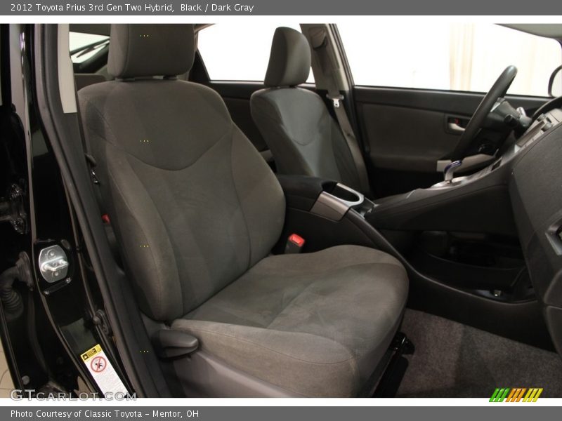 Black / Dark Gray 2012 Toyota Prius 3rd Gen Two Hybrid