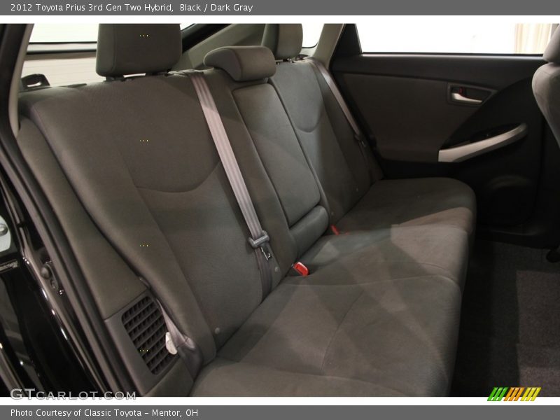 Black / Dark Gray 2012 Toyota Prius 3rd Gen Two Hybrid