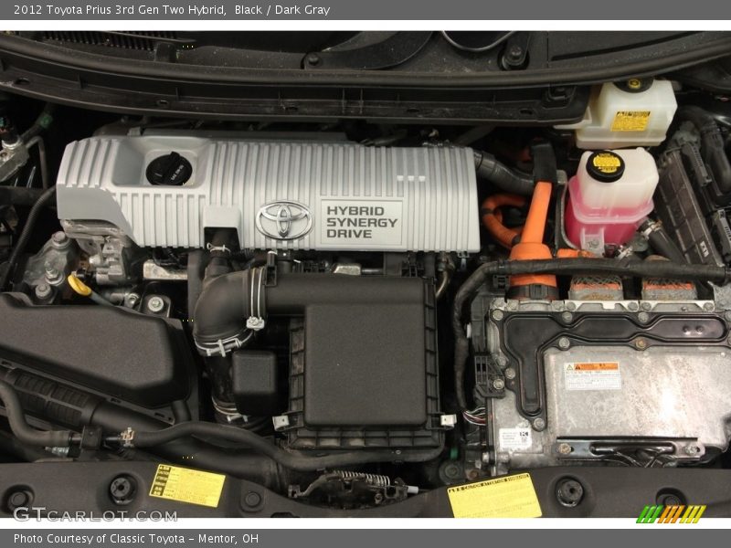 Black / Dark Gray 2012 Toyota Prius 3rd Gen Two Hybrid