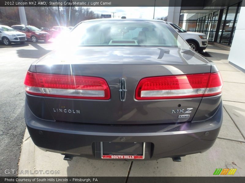 Sterling Gray Metallic / Light Camel 2012 Lincoln MKZ AWD