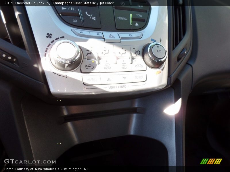 Champagne Silver Metallic / Jet Black 2015 Chevrolet Equinox LS