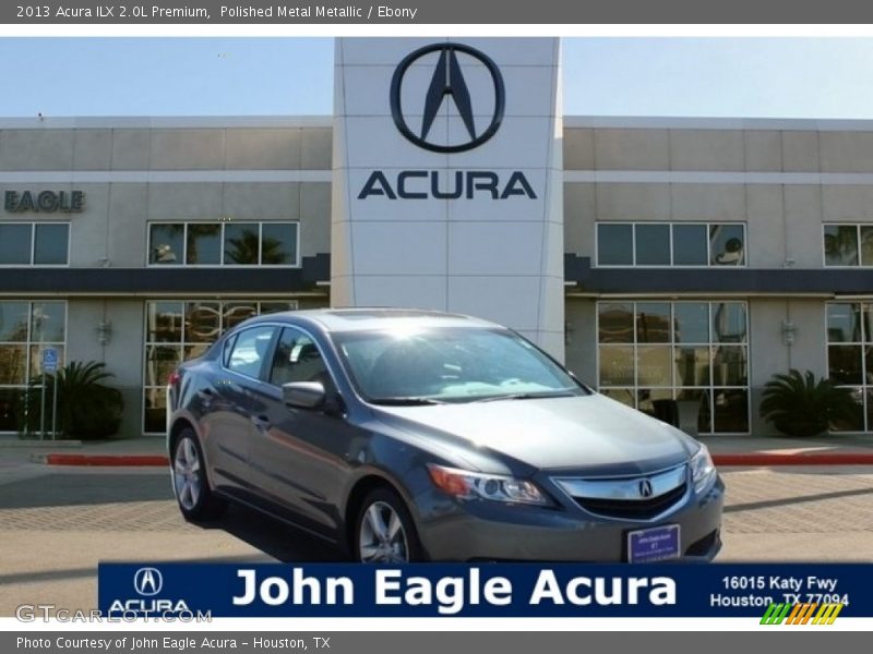Polished Metal Metallic / Ebony 2013 Acura ILX 2.0L Premium