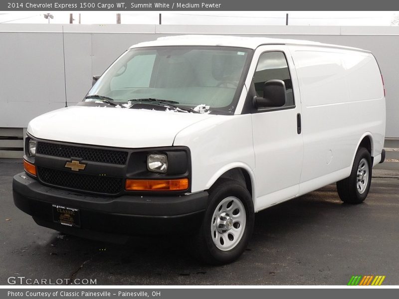 Summit White / Medium Pewter 2014 Chevrolet Express 1500 Cargo WT