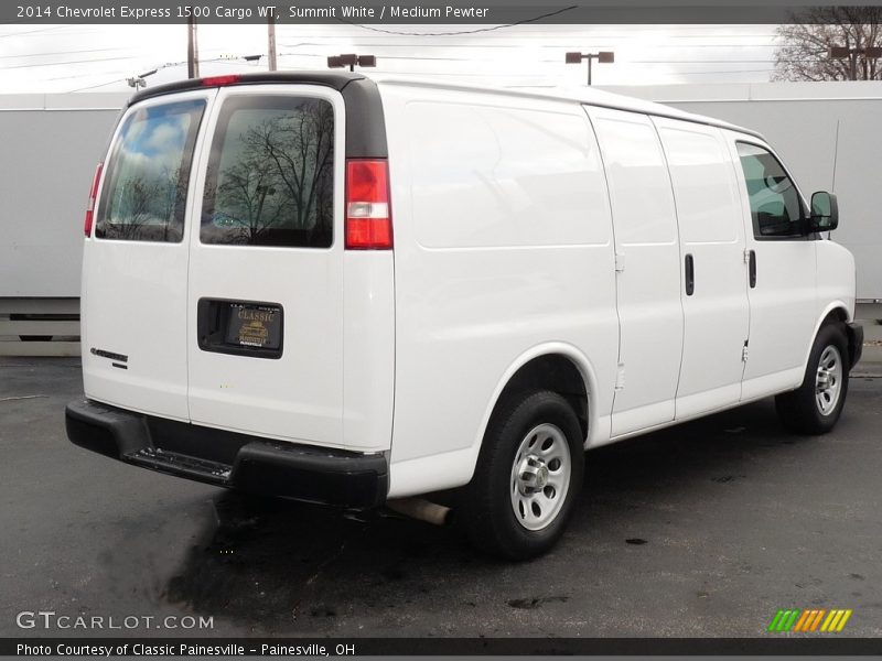 Summit White / Medium Pewter 2014 Chevrolet Express 1500 Cargo WT