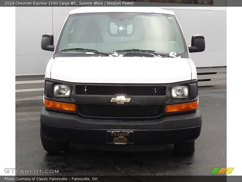 Summit White / Medium Pewter 2014 Chevrolet Express 1500 Cargo WT