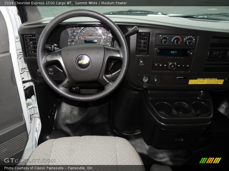 Summit White / Medium Pewter 2014 Chevrolet Express 1500 Cargo WT
