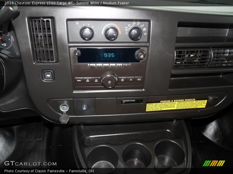 Summit White / Medium Pewter 2014 Chevrolet Express 1500 Cargo WT