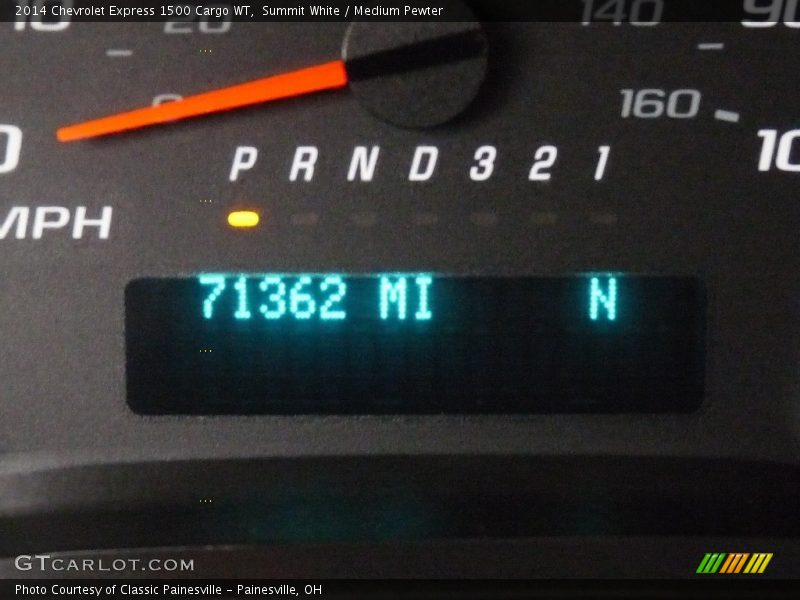 Summit White / Medium Pewter 2014 Chevrolet Express 1500 Cargo WT