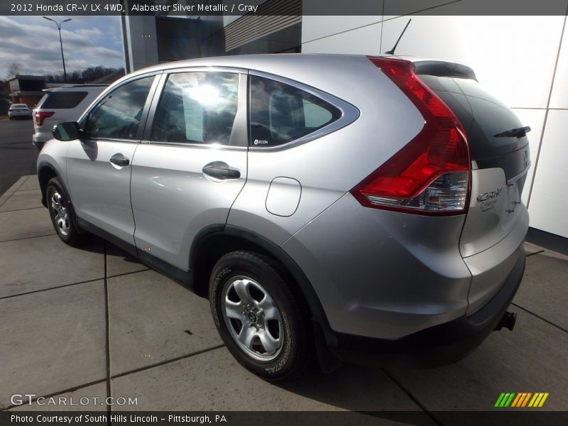 Alabaster Silver Metallic / Gray 2012 Honda CR-V LX 4WD