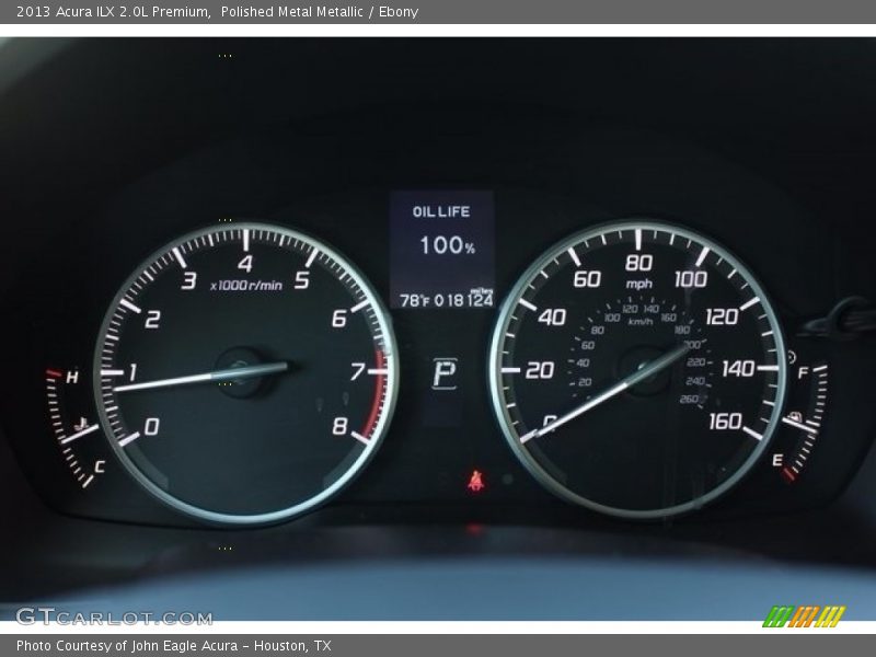 Polished Metal Metallic / Ebony 2013 Acura ILX 2.0L Premium