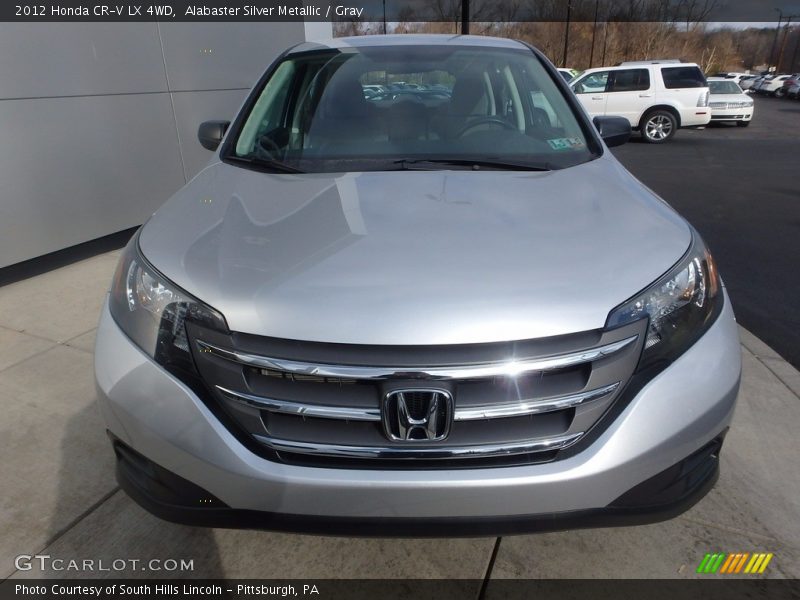 Alabaster Silver Metallic / Gray 2012 Honda CR-V LX 4WD