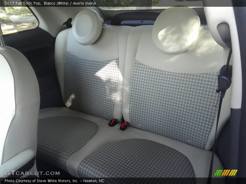 Rear Seat of 2017 500c Pop