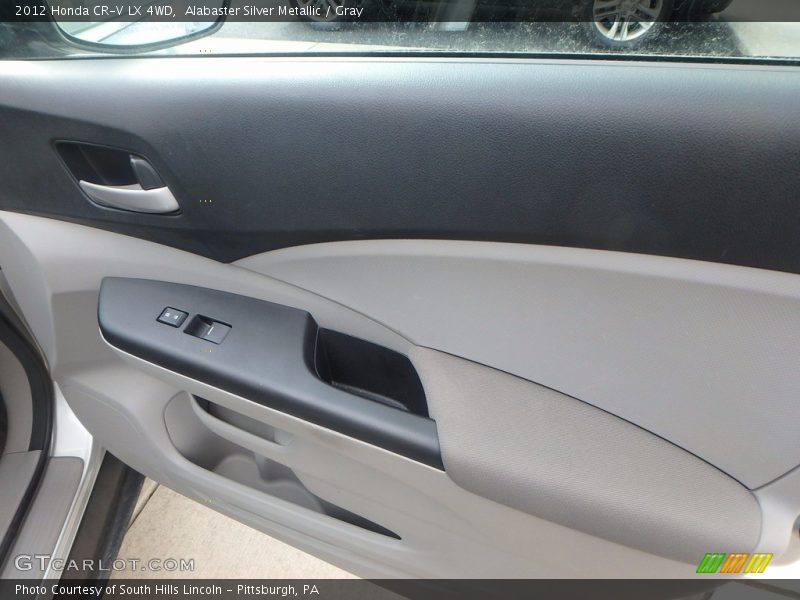 Alabaster Silver Metallic / Gray 2012 Honda CR-V LX 4WD