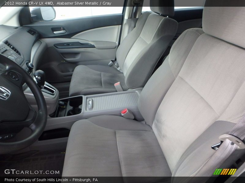 Alabaster Silver Metallic / Gray 2012 Honda CR-V LX 4WD