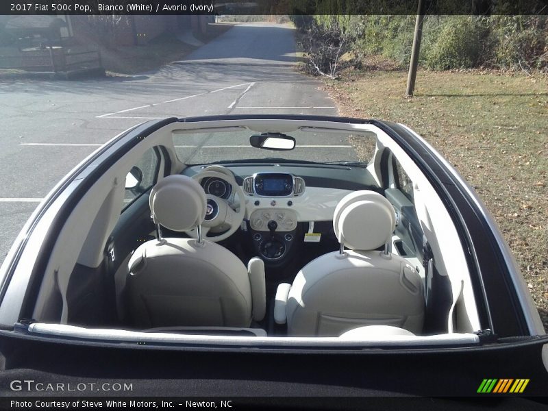 Sunroof of 2017 500c Pop