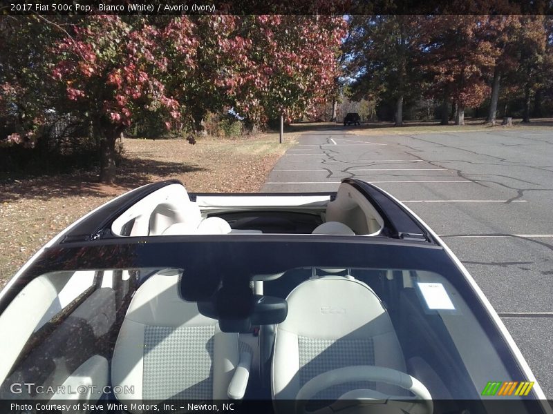 Sunroof of 2017 500c Pop
