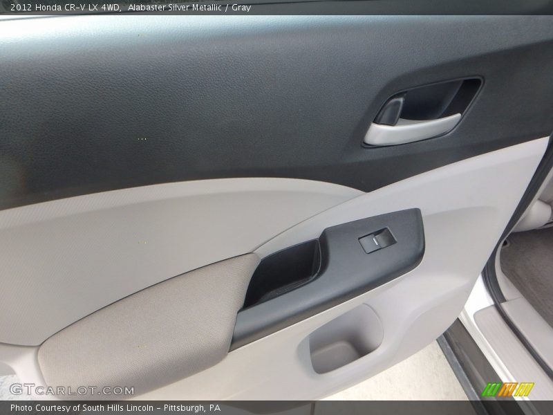 Alabaster Silver Metallic / Gray 2012 Honda CR-V LX 4WD