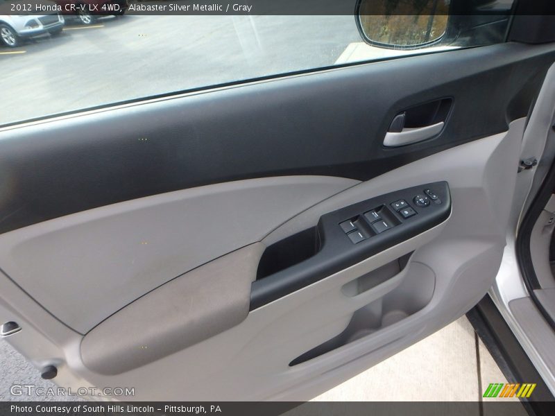 Alabaster Silver Metallic / Gray 2012 Honda CR-V LX 4WD