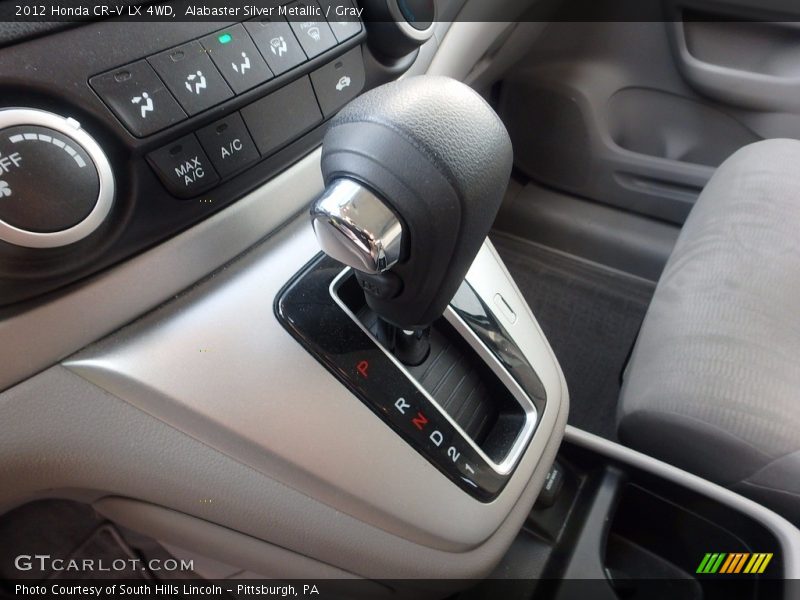 Alabaster Silver Metallic / Gray 2012 Honda CR-V LX 4WD