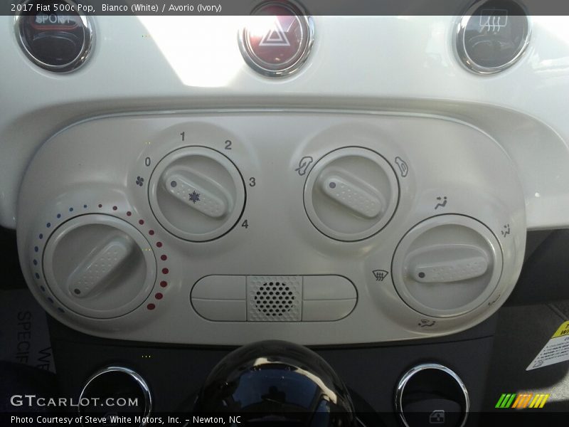 Controls of 2017 500c Pop