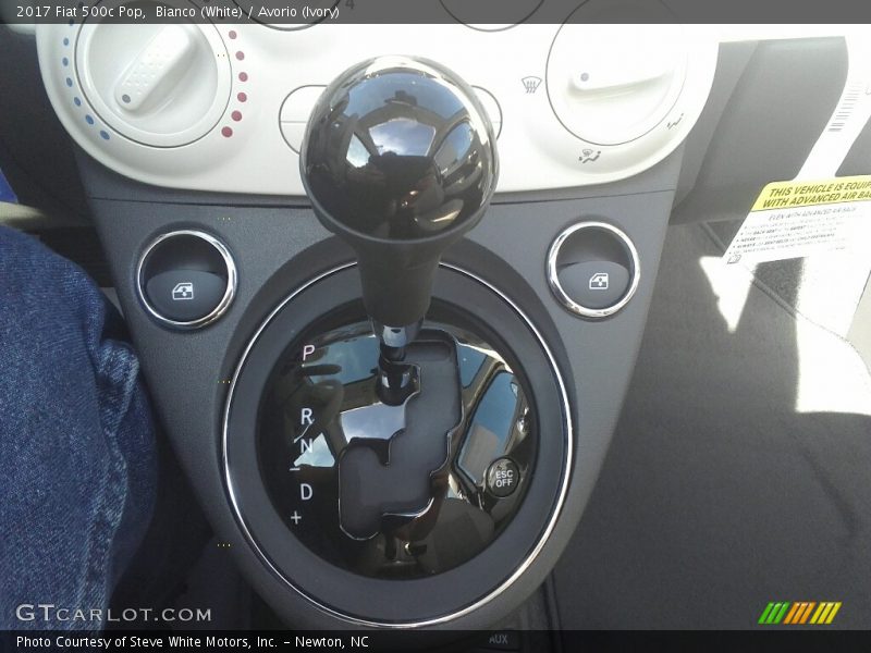  2017 500c Pop 6 Speed Automatic Shifter