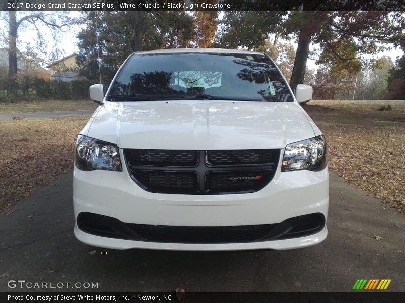 White Knuckle / Black/Light Graystone 2017 Dodge Grand Caravan SE Plus