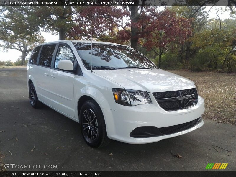 White Knuckle / Black/Light Graystone 2017 Dodge Grand Caravan SE Plus