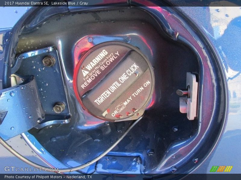 Lakeside Blue / Gray 2017 Hyundai Elantra SE